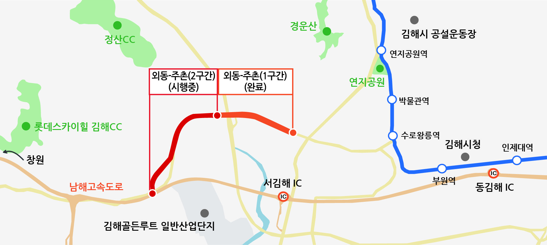 김해시, 지방도 1042호선 전 구간 개통0