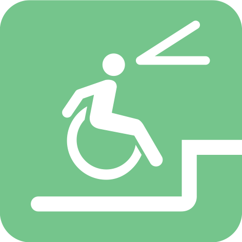 휠체어 전용 관람석 픽토그램