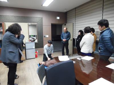 2015 활천동주민센터 자체소방훈련 사진