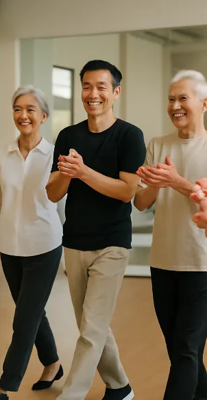 교양-시니어모델 워킹