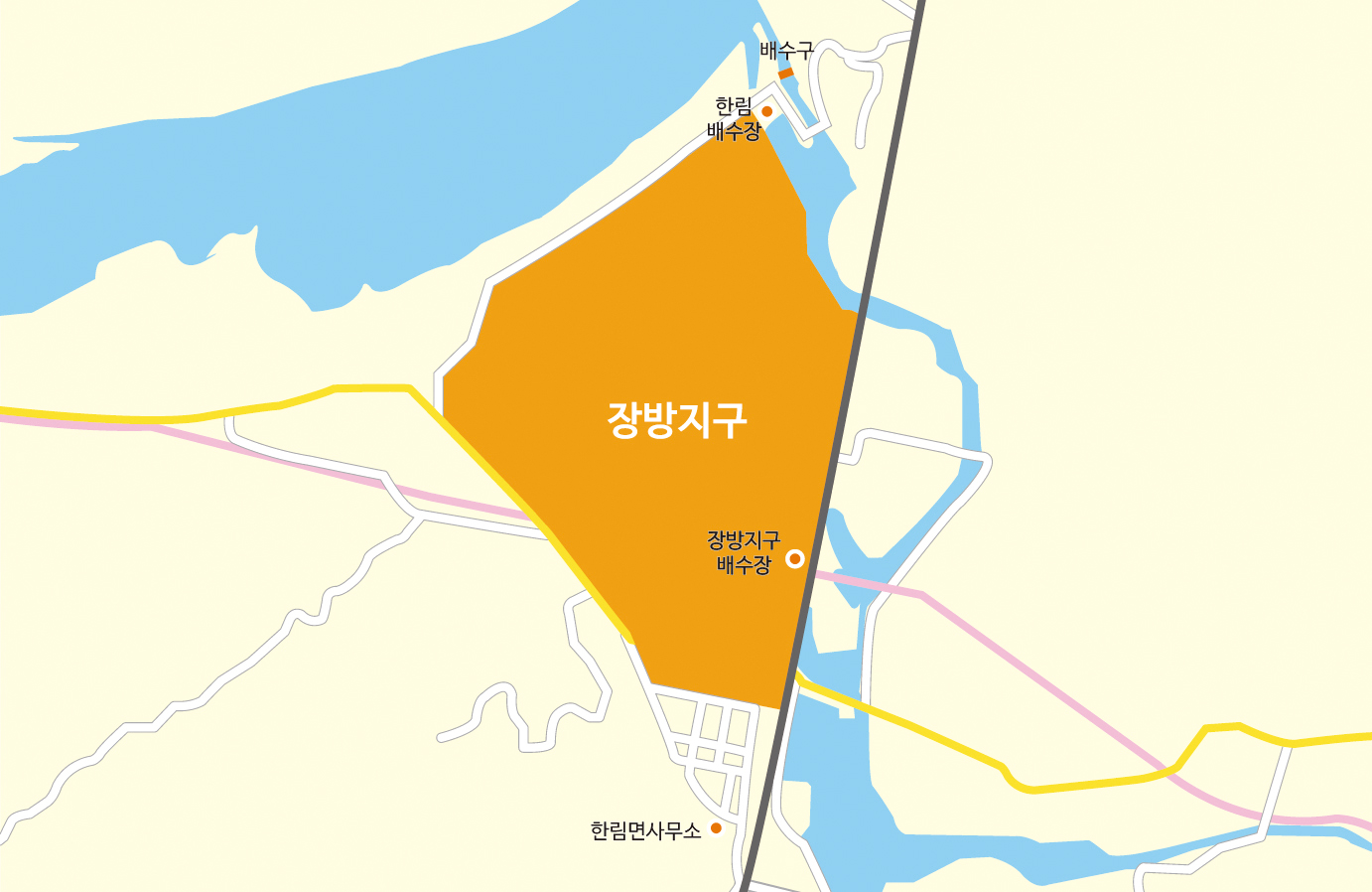 장방지구 침수 피해 '걱정 끝'1