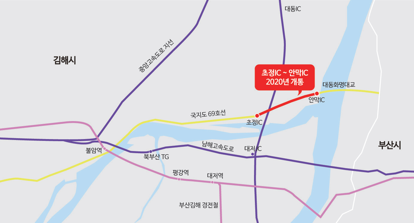 초정~화명간 광역도로, 2020년 개통 추진1