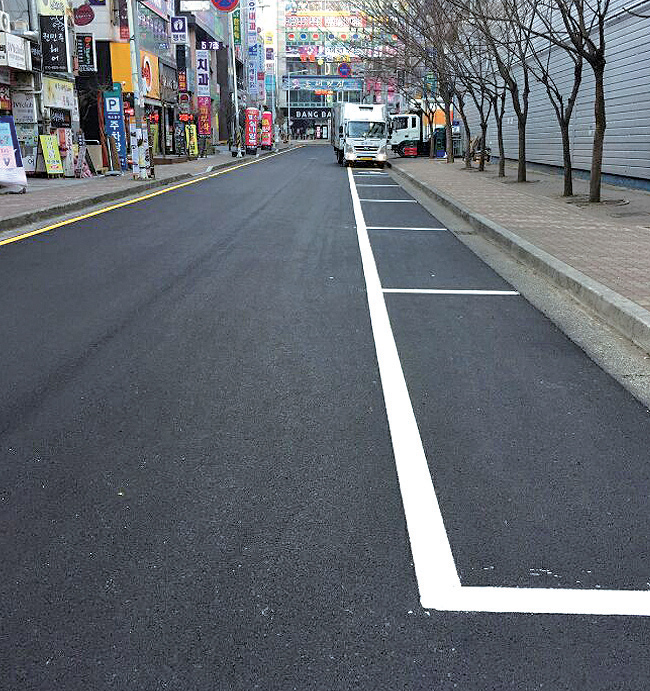 코아상가 노상 공영주차장 조성1