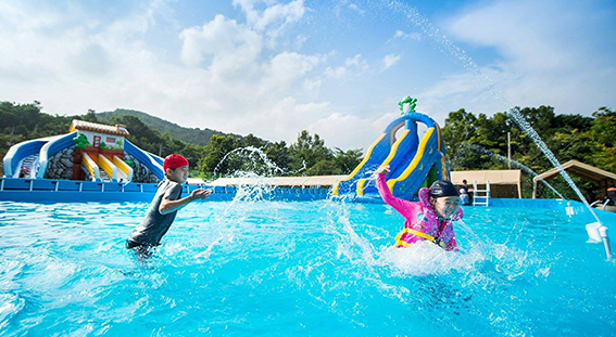 물놀이 끝판왕 '가야 스카이 풀'1