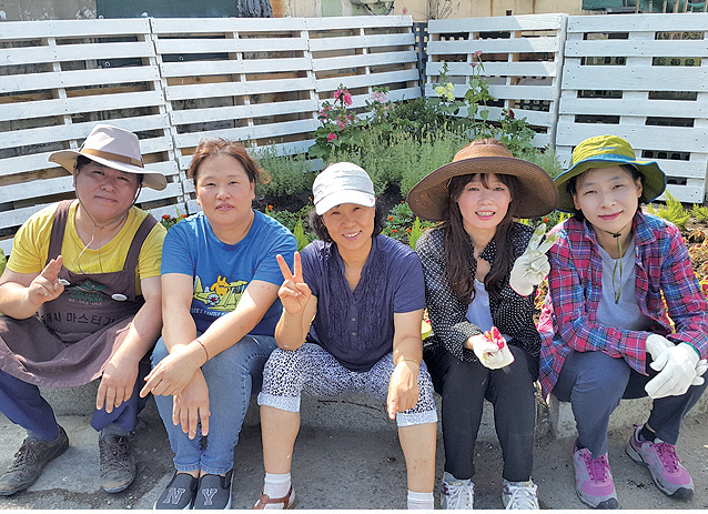 도시농부 꽃밭 장관상 수상1