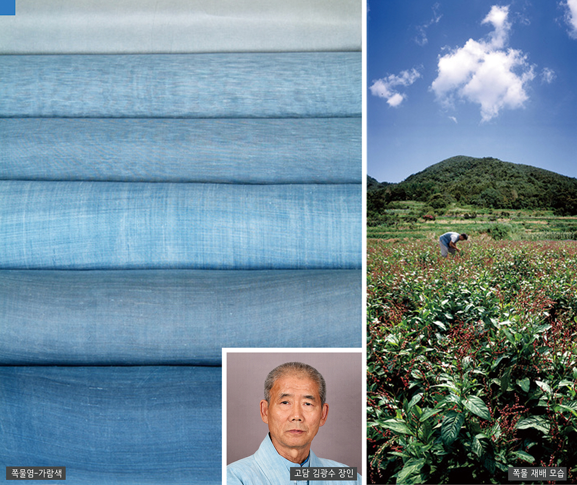 '쪽물장', 경상남도 무형문화재 되다1