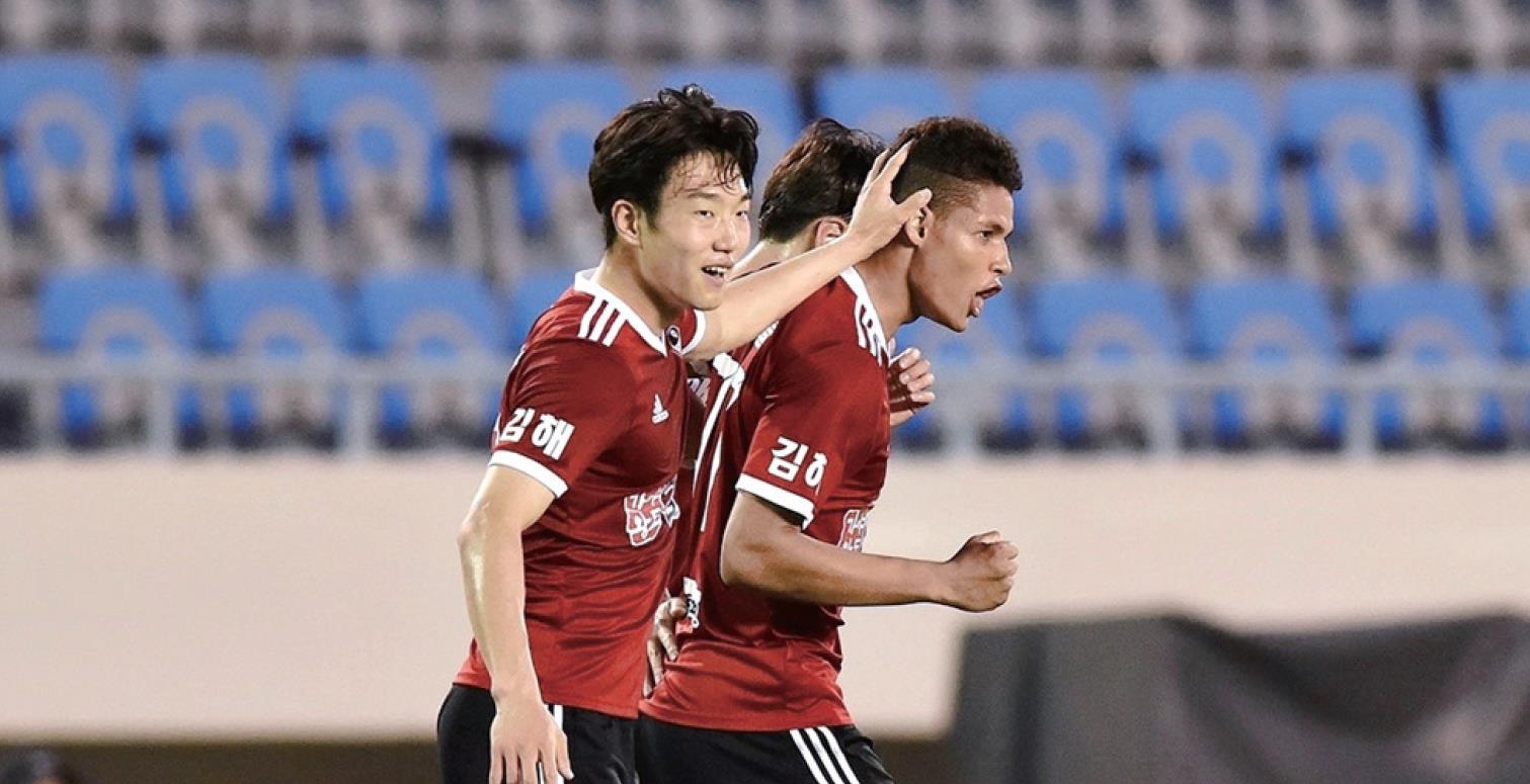 김해FC, 내셔널리그 상반기 1위1