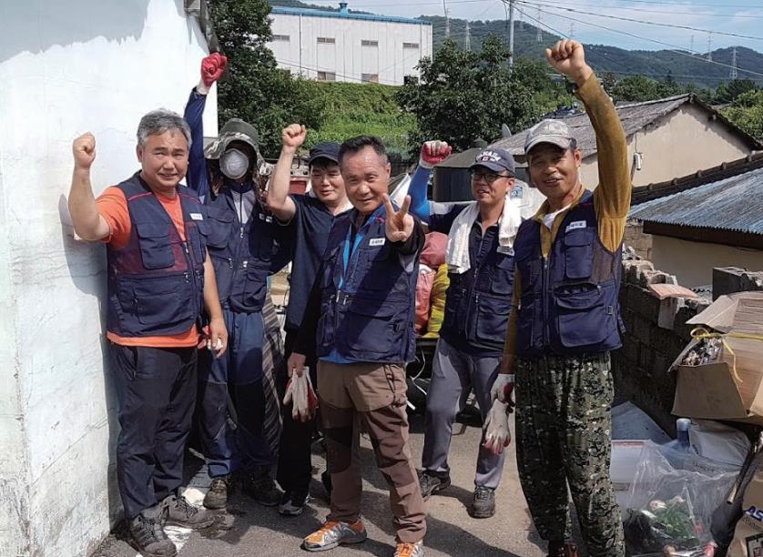 온새미로 환경미화원 봉사단 大賞 수상1