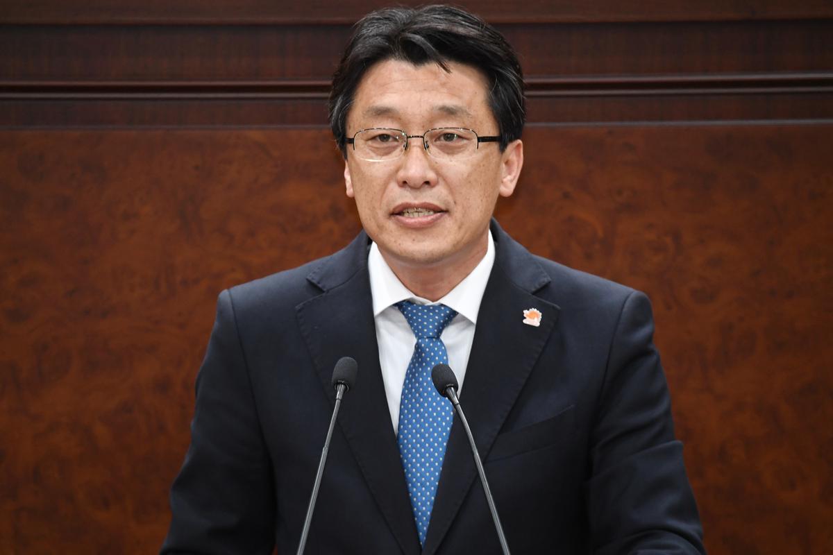 제217회 김해시의회 임시회 제1차 본회의 5분 자유발언-송유인 의원0