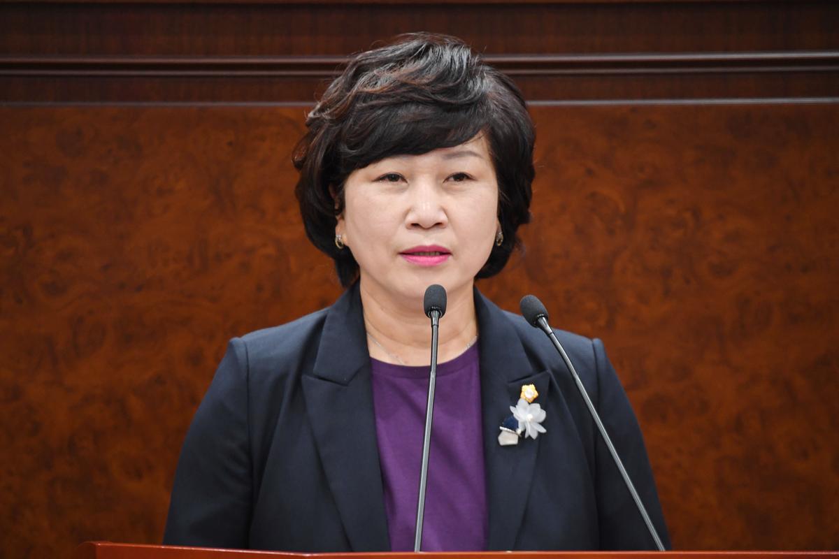 제218회 김해시의회 임시회 제2차 본회의 5분 자유발언-허윤옥0