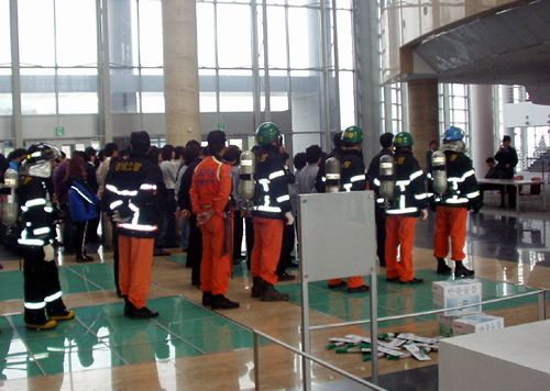 김해소방서 합동소방훈련1