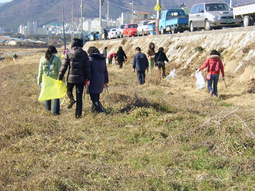 장유면 이장단 무계천 대청소1