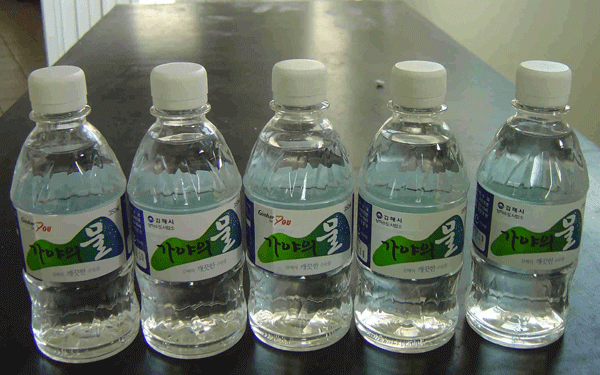 수돗물 PET병 생산 공급 '호평'1