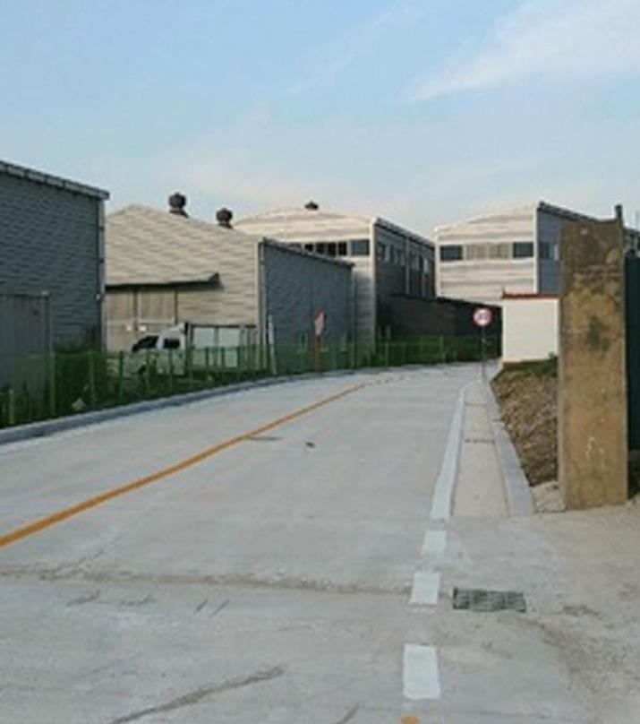 전산마을 도시계획도로 개통 사진