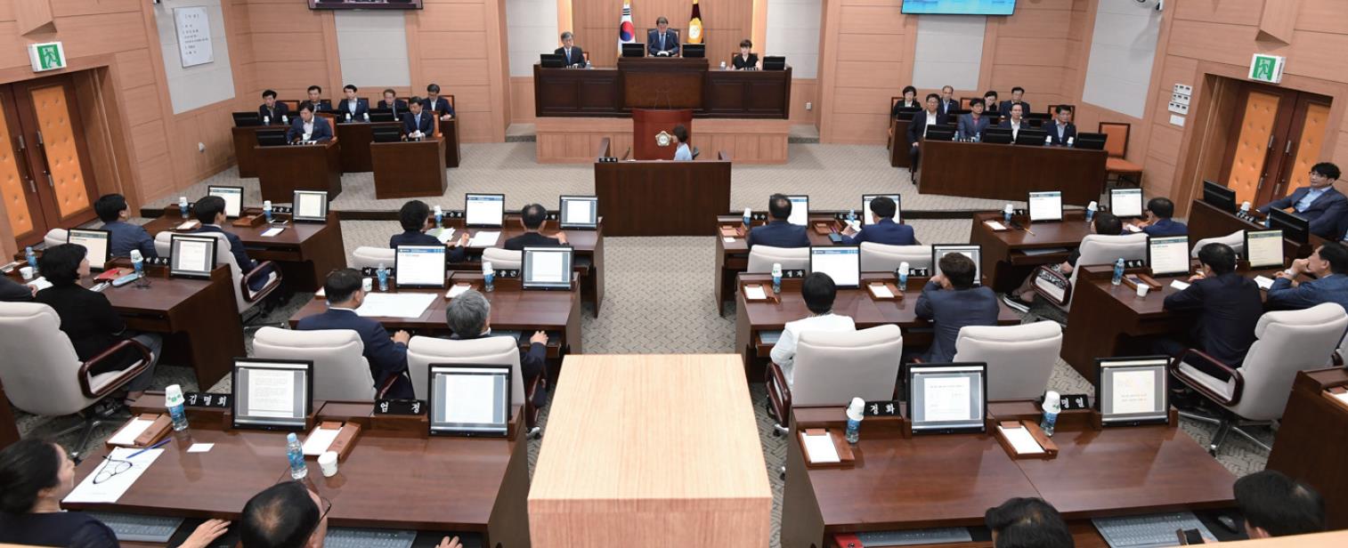 김해시의회 임시회 개회0