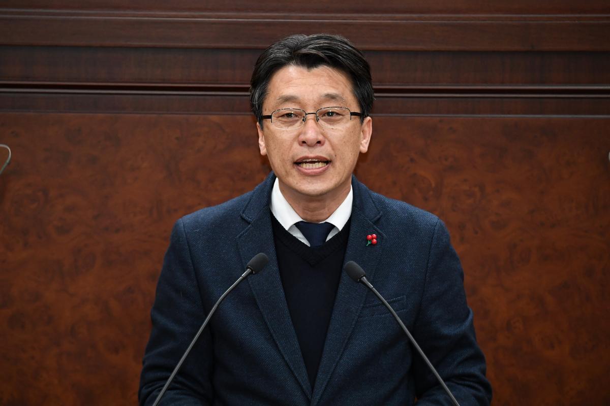 제225회 김해시의회 임시회 제1차 본회의 5분 자유발언(송유인 의원)0