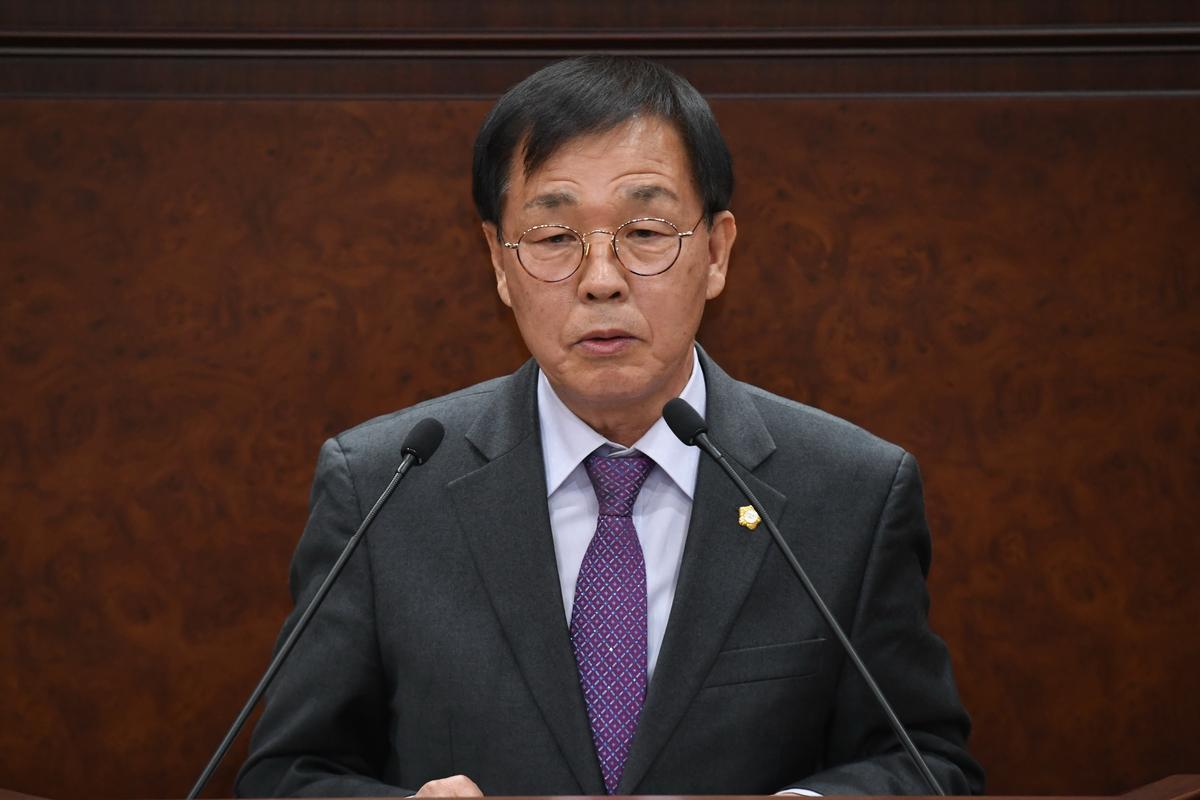 제226회 김해시의회 임시회 제1차 본회의 5분 자유발언(조팔도 의원)0