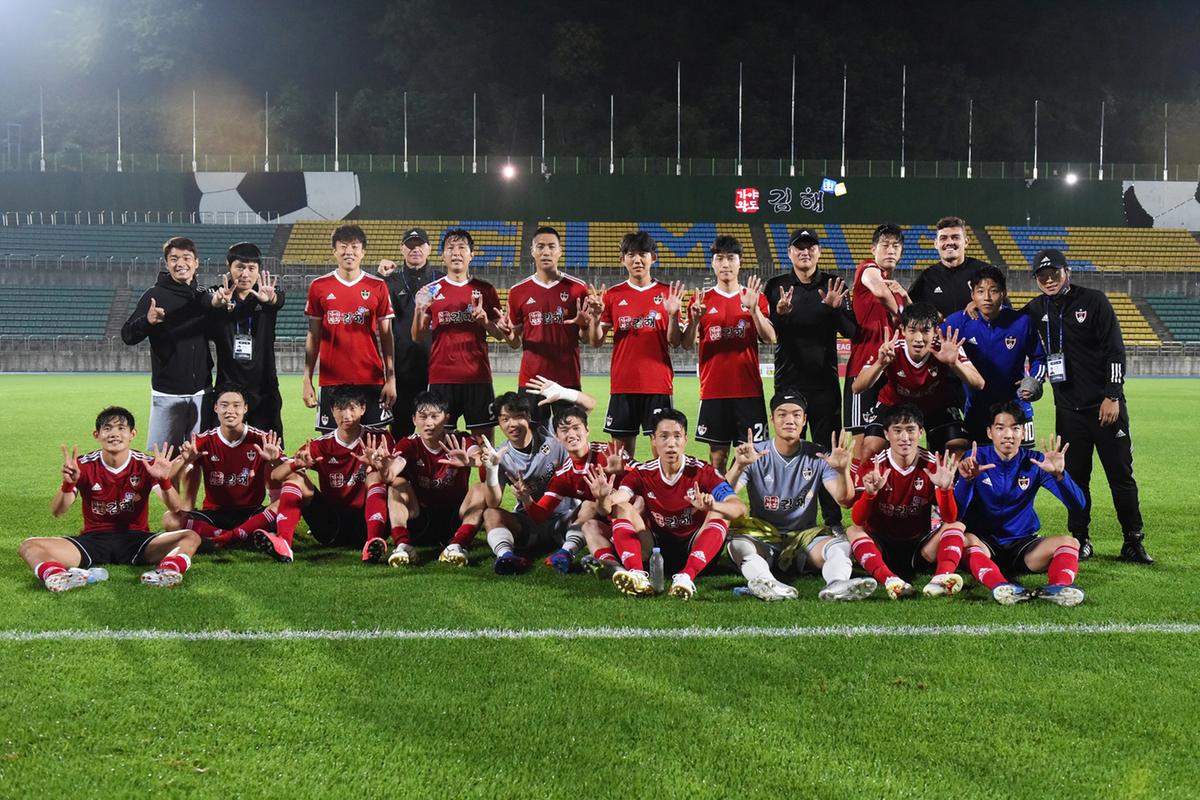 김해fc 파죽의 연승 행진