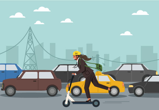 전동 킥보드 안전 고심0