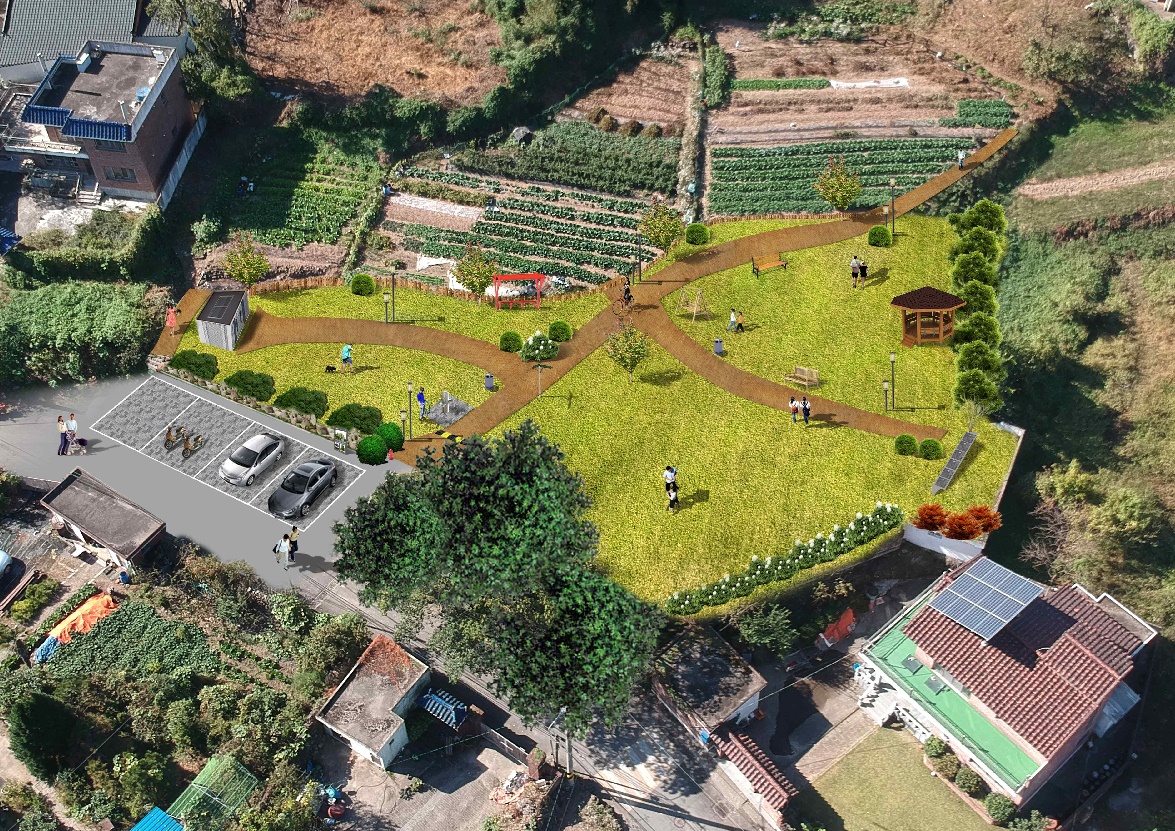 천연기념물 신천리 이팝나무 주변 공원 조성0