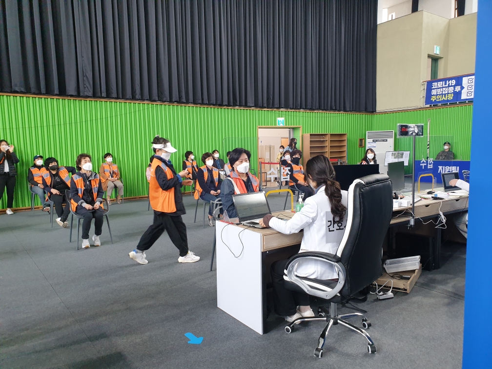김해시, 코로나19 백신 접종 모의 훈련 ‘이상 무’2