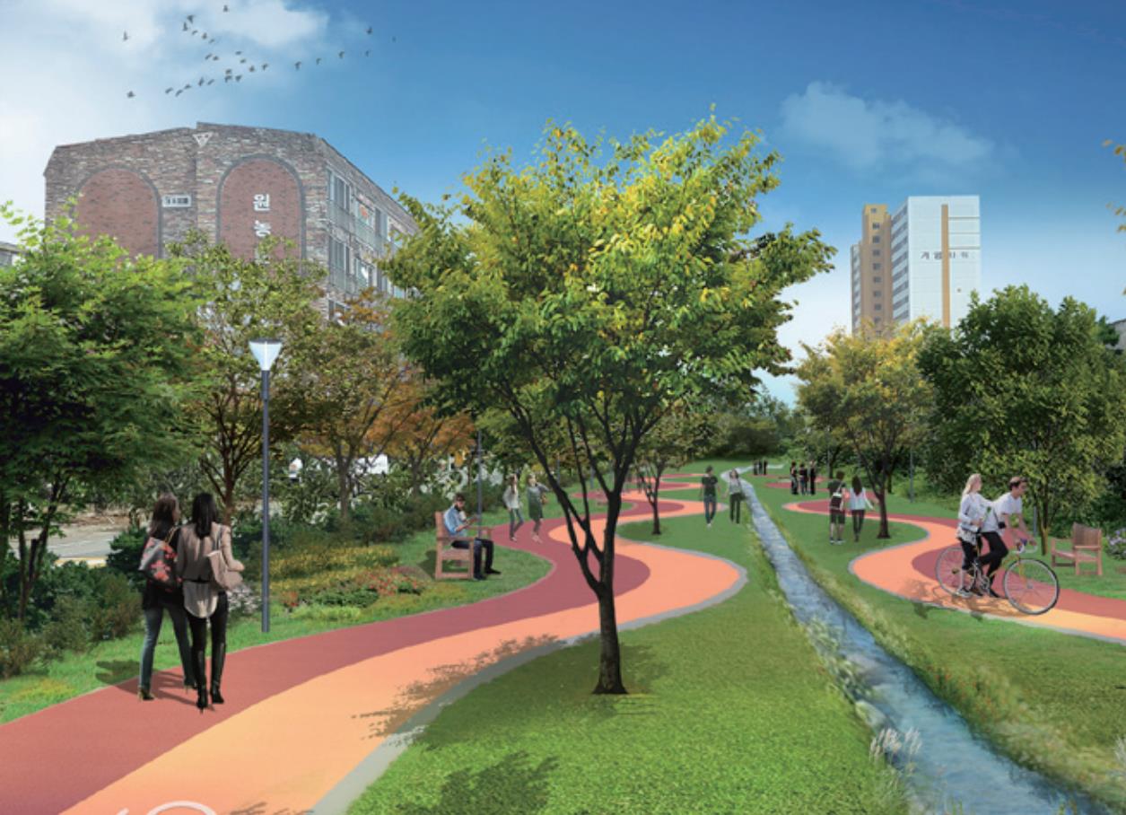 진영지구 우수 저류시설 설치 사업 조감도 세부 이미지