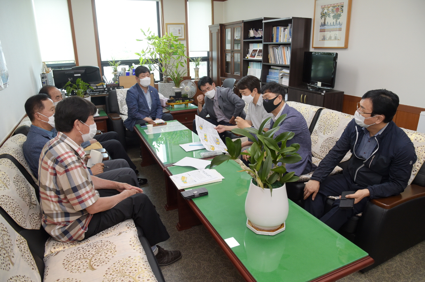 김해시의회 도시건설위원회 율하 구관동지구 간담회 0