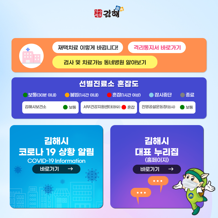 선별진료소 혼잡도 확인하고 가세요0