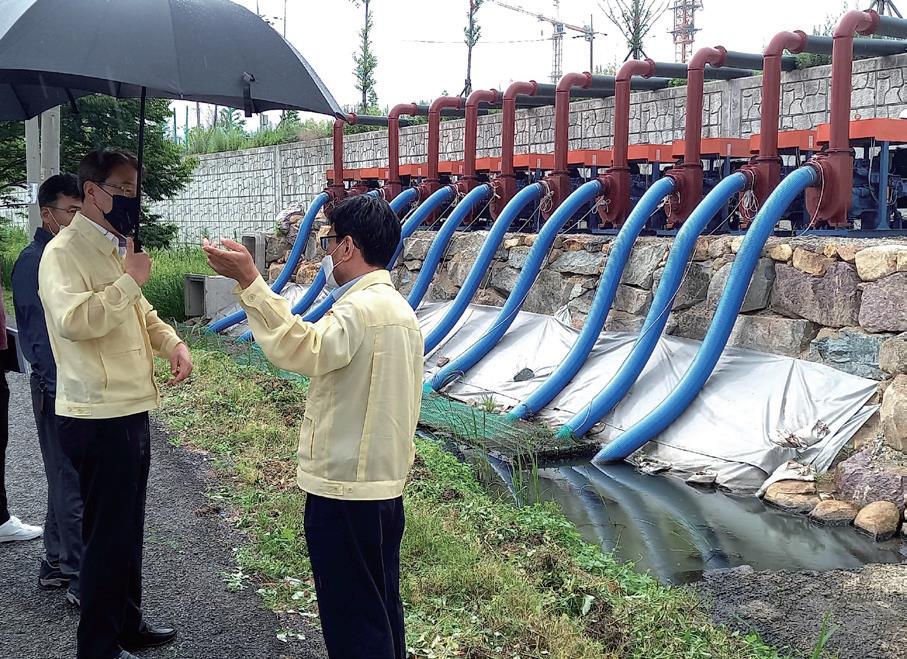 김석기 부시장, 현장 점검