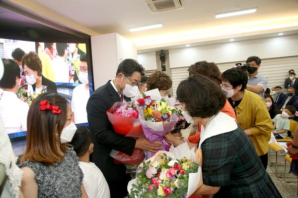 민선 제9대 홍태용 김해시장 취임식6