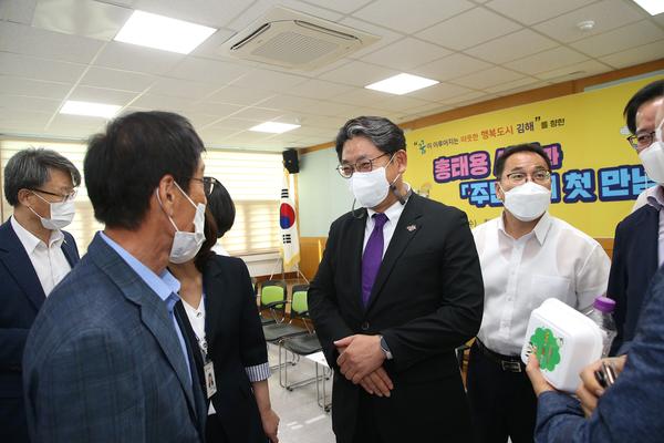 읍면동 초도순방 '주민과의 첫 만남'10