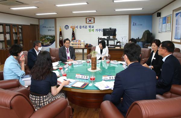 김해교육지원청 방문0