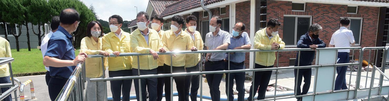 도시건설위원회, 삼계정수장 및 창암취수장 현장 점검