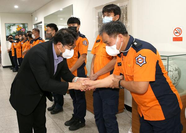 김해서부소방서 방문1