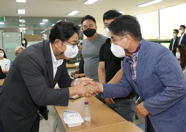 읍면동 초도순방 '주민과의 첫 만남'4