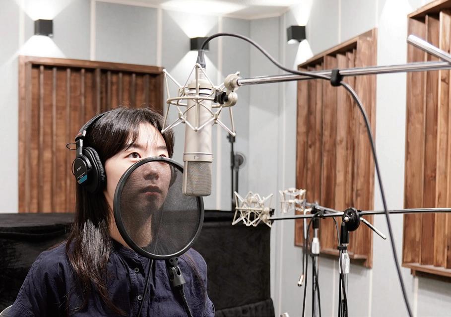 경남음악창작소 ‘뮤지시스 이사흘 씨 녹음 현장