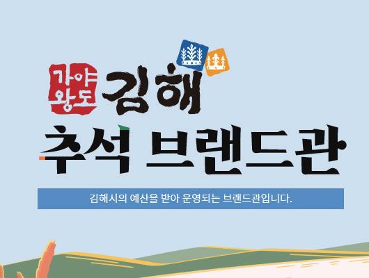 우체국쇼핑몰 ‘김해브랜드관' 팝업이미지.