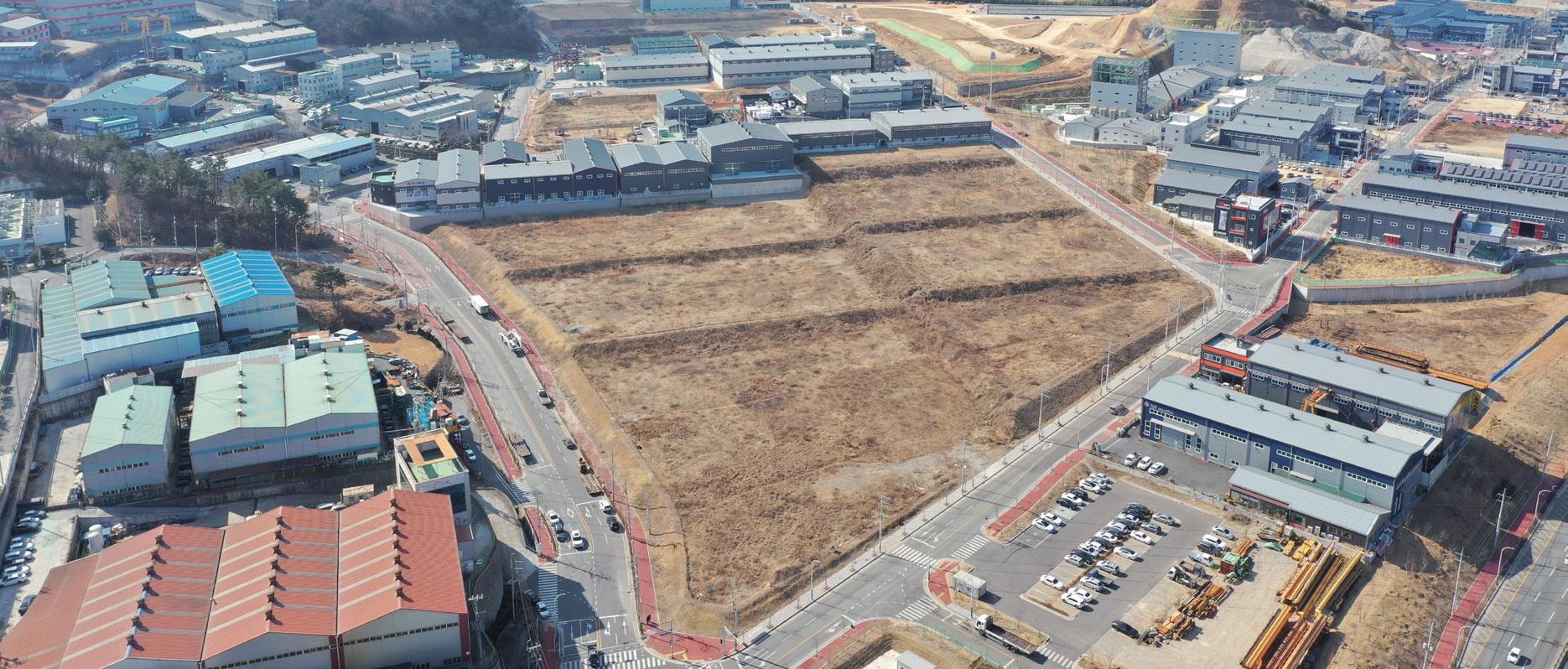 한림면 명동일반산업단지 내 대규모 미래차 클러스트터 조성사업 부지