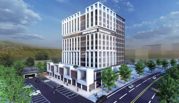 김해 오픈이노베이선(OI) 지식산업센터 조감도