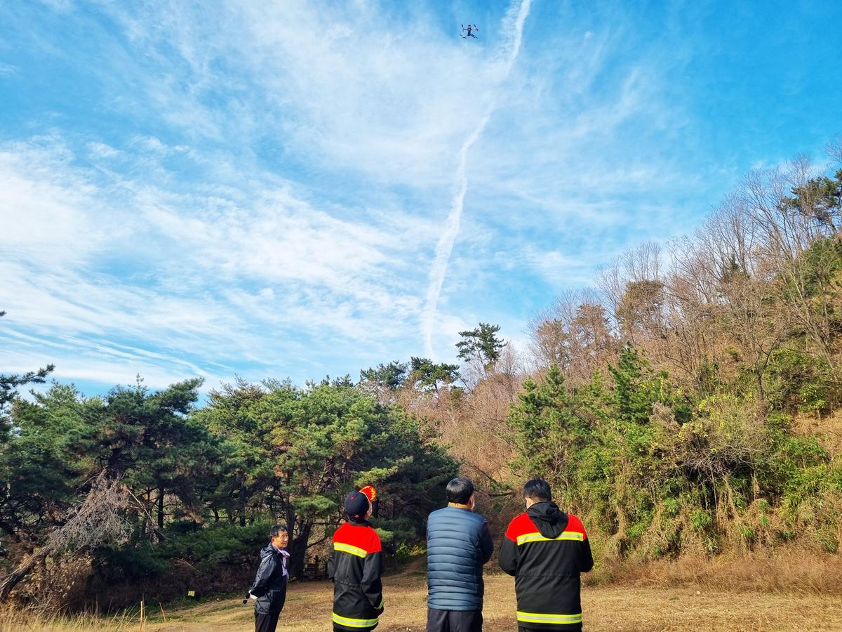 김해시  산불드론 감시단 운영