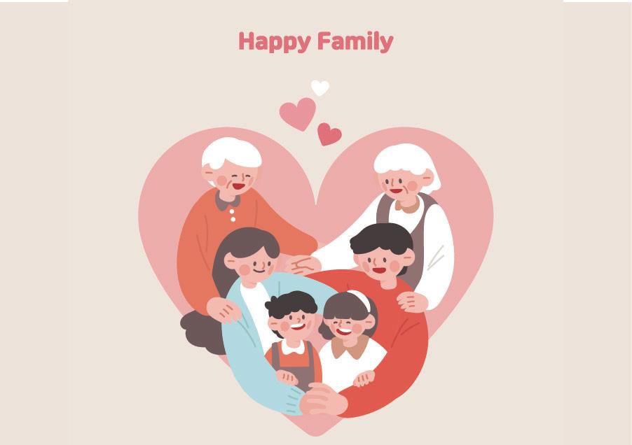 행복한 가족 이미지