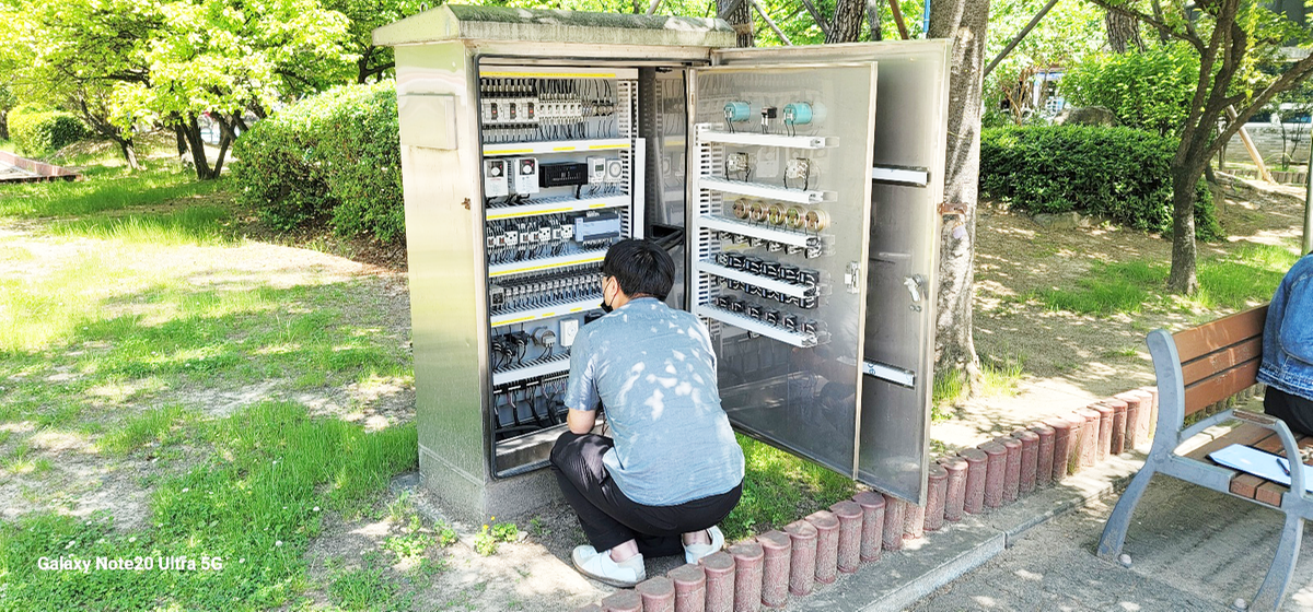 김해시  물놀이장 개장 앞두고 안전점검(1)
