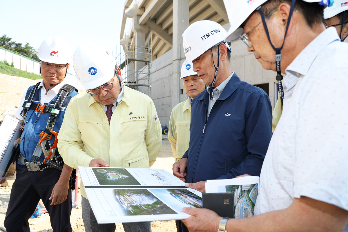 김해종합운동장 현장점검 (2)