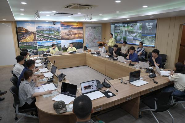 호우대비 상황실 및 현장방문3