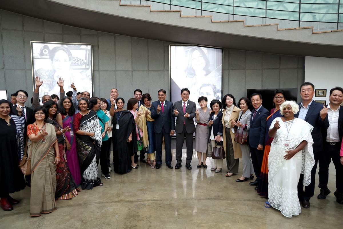 인도현대도자전 개막식