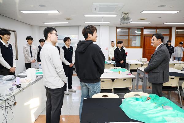 분성고등학교항공우주동아리방문