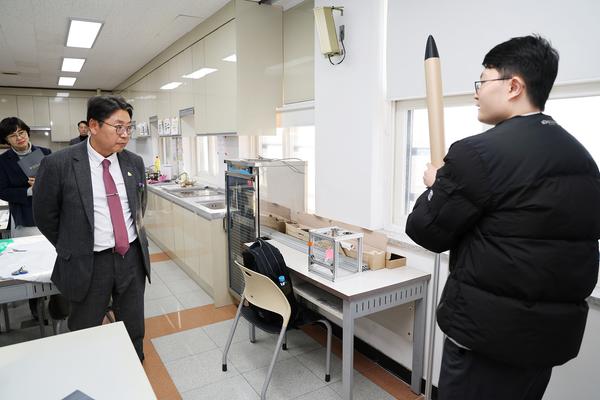 분성고등학교항공우주동아리방문