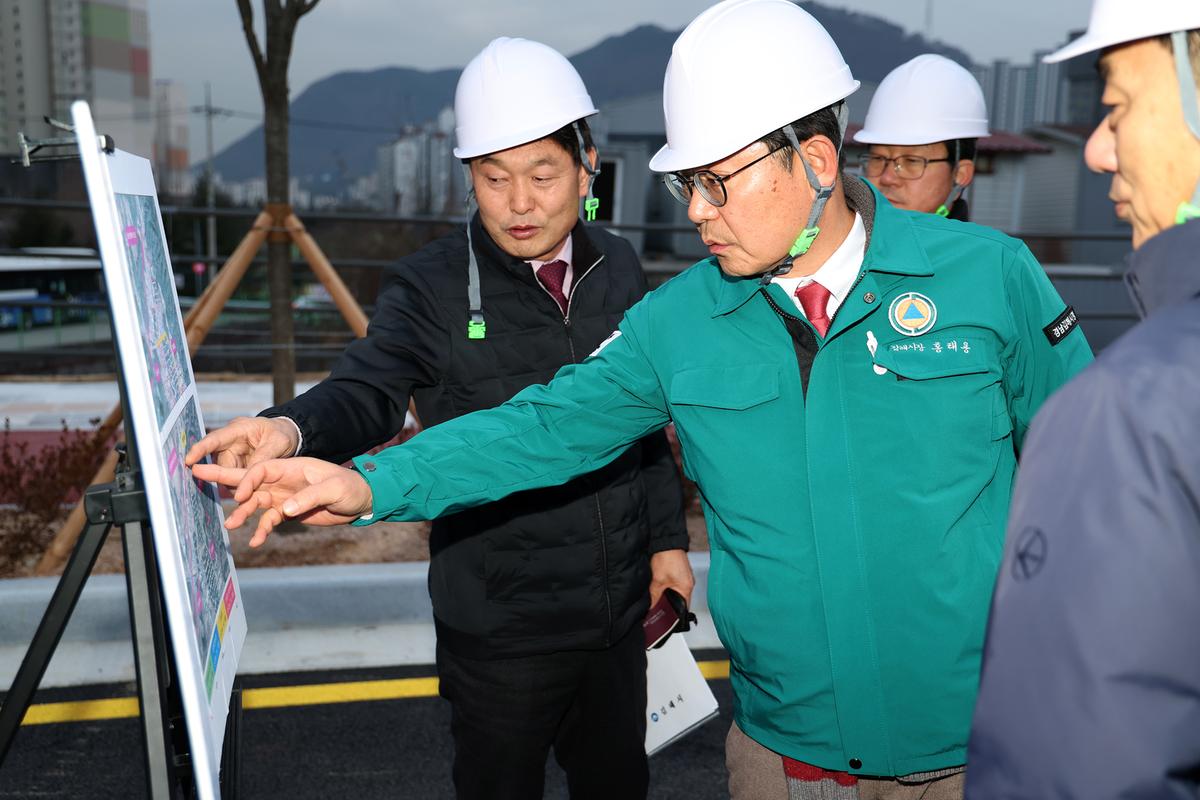 북부우회도로 현장점검1