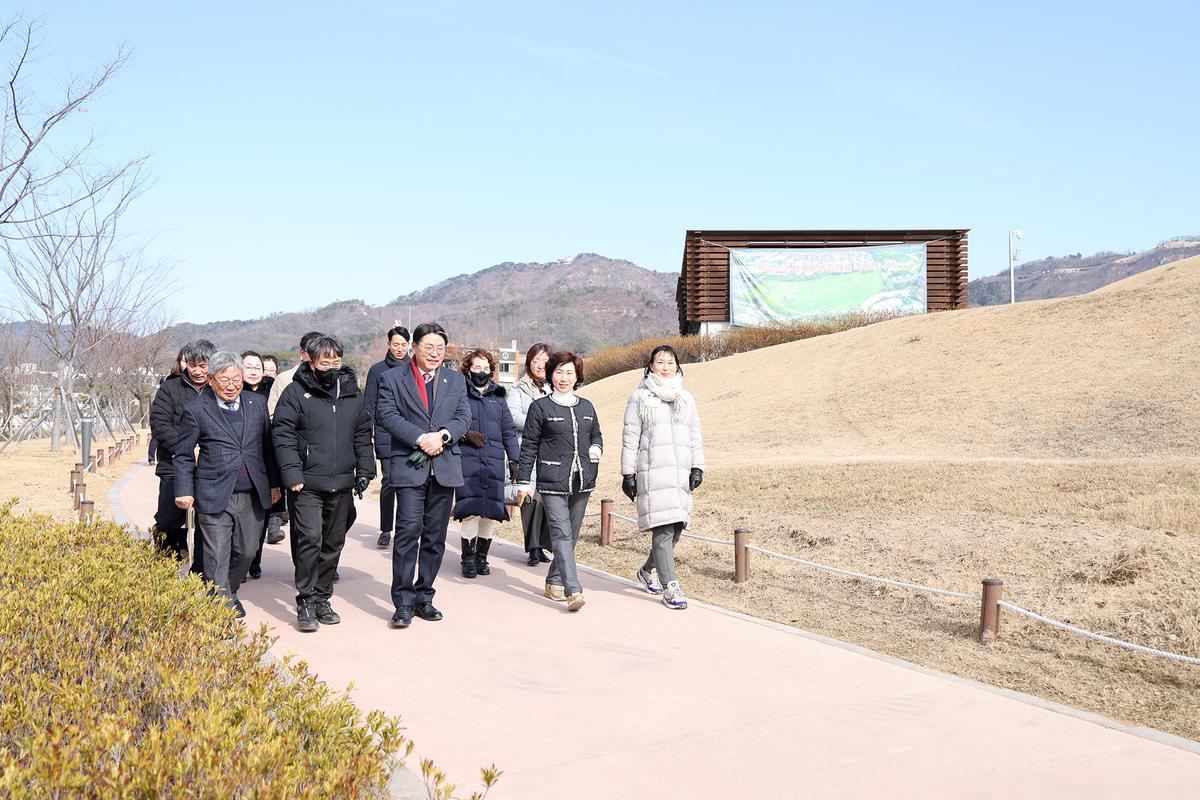 대성동고분군 현장점검4