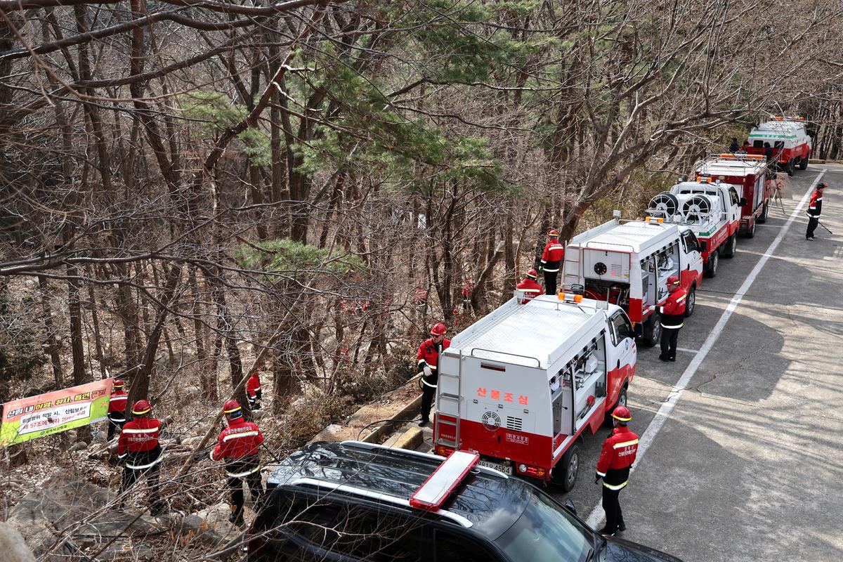 산불진화 기동훈련0